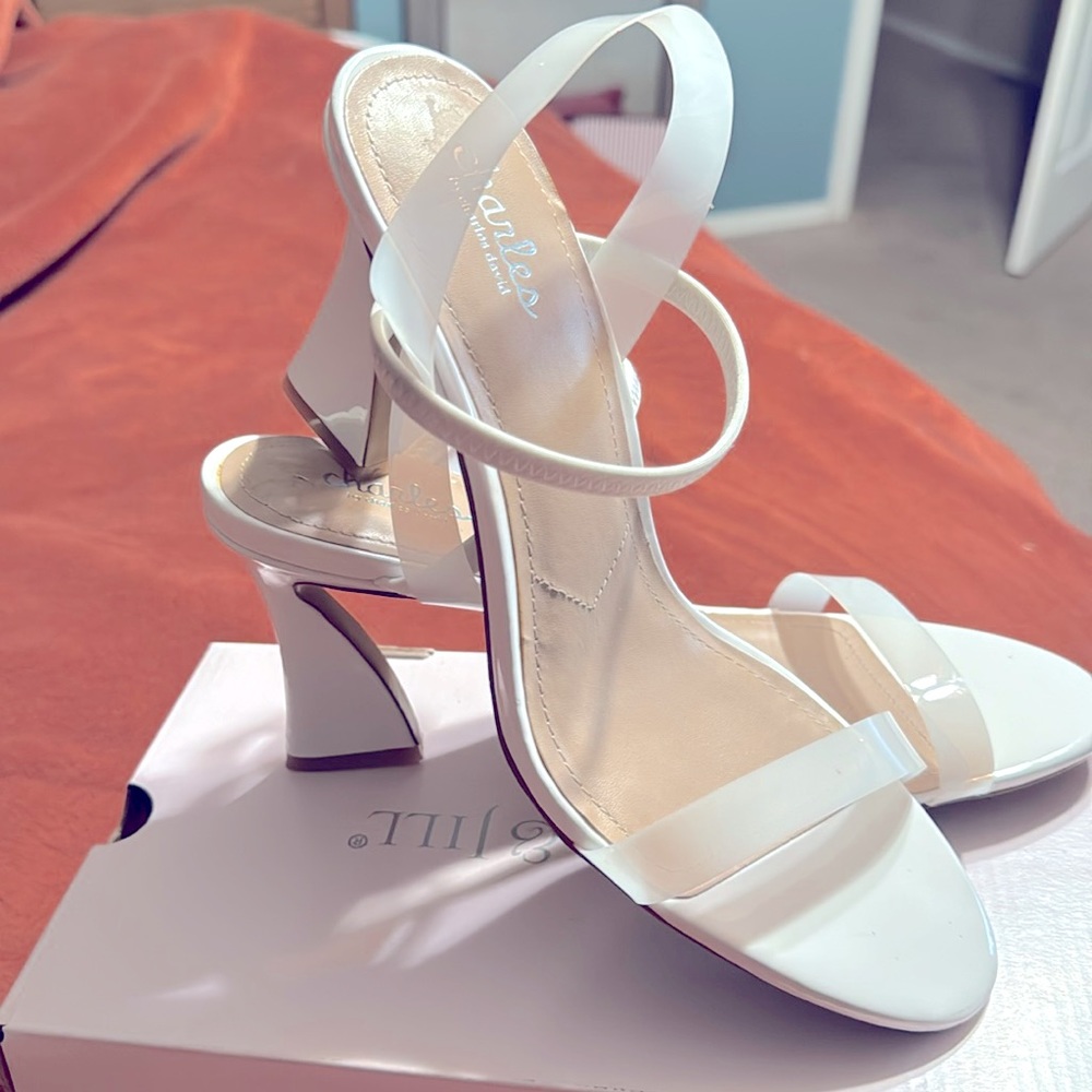 Beautiful white high heels new